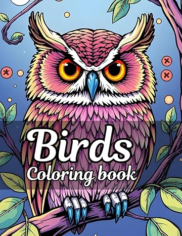 Book Cover: Birds Coloring book