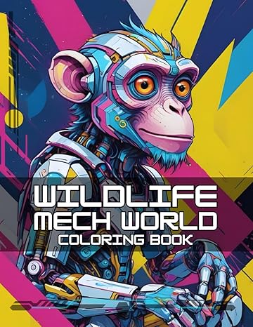 wildlife coloring book cover