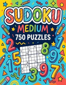 Book Cover: The Ultimate Medium Sudoku Puzzle Book